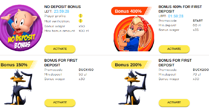 beep beep casino no deposit bonus