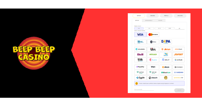 beepbeep casino deposit